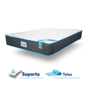 colchón natura ortopédico color gris oscuro