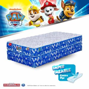 cama de pawpatrol color azul